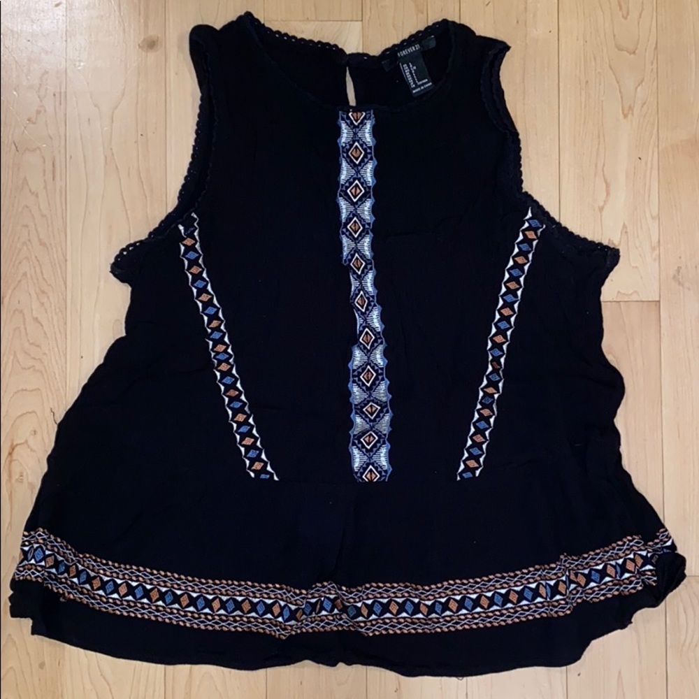 Embroidered Tank camisole